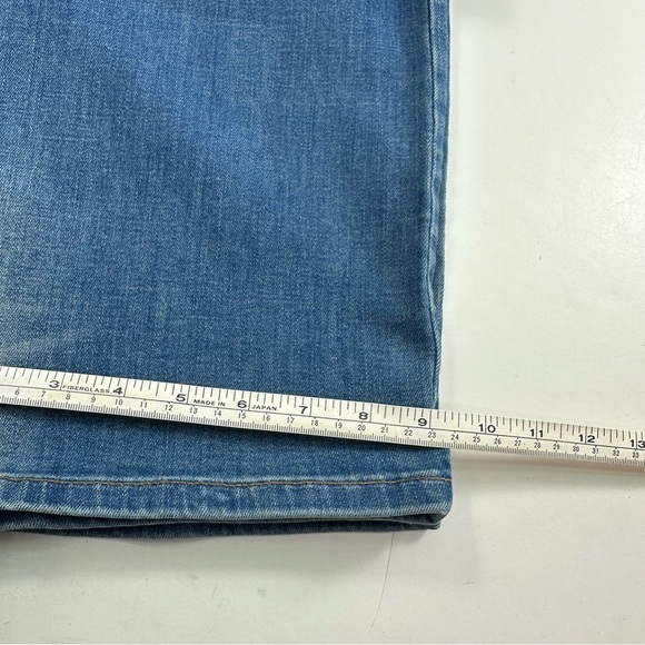 J. Jill Denim Block Island Wash High Rise Full Leg Straight Jeans Women 10P Blue - Picture 9 of 9